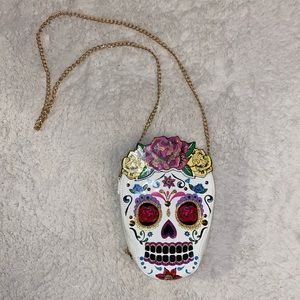 Betsey Johnson sugar skull crossbody